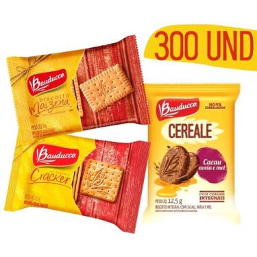 Imagem de Kit Biscoitos Bauducco Em Sache Cereale Maizena Cracker