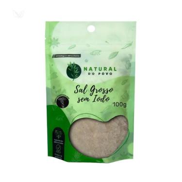 Imagem de Sal Grosso 100% Natural Sem Iodo Qualidade Superior Pouch  100g  - Roc