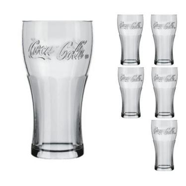 Imagem de Jogo 6 Copos 470ml Coca Cola Nadir Refri Suco Glamour - NADIR FIGUEREI