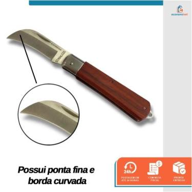 Imagem de Canivete Com Lâmina Em Inox Com Ponta Curva - Starfer