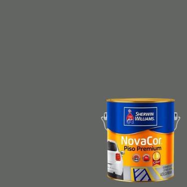 Imagem de Tinta Novacor Piso Premium Sherwin Williams 3,6 Litros, Cinza Chumbo (