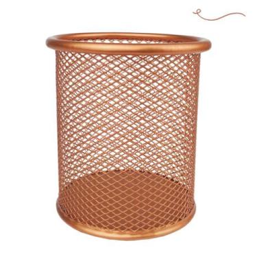 Imagem de Porta Caneta Lápis Aramado Rose Gold Home Office - Markys Store, 5