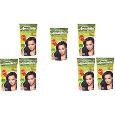 Imagem de Hene em gel amazonia 180gr pouch preto medido (preto natural) - DIVINA