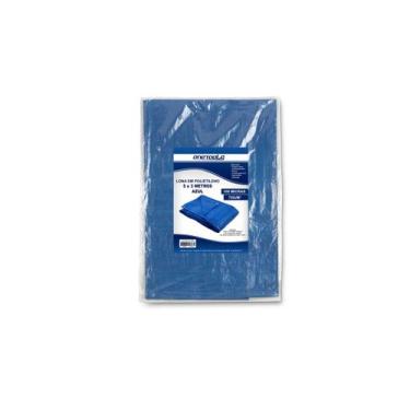 Imagem de Lona Reforçada AZUL 5x3 metros 75grs 100 micras ON94 Onetools