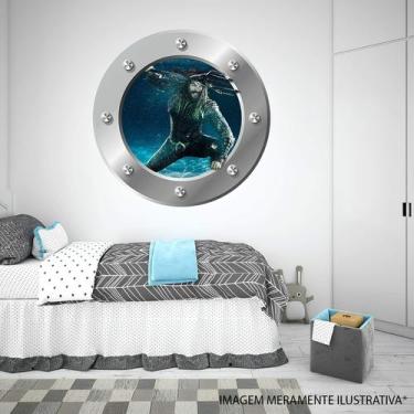 Imagem de Adesivo de Parede Escotilha Aquaman - Lojinha da Luc Adesivos