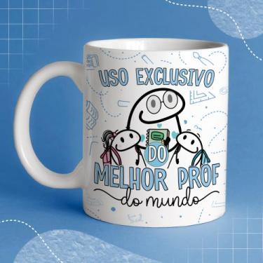 Imagem de Caneca porcelana branca 325ml - Flork dia dos professores - Criative-s