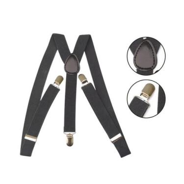 Imagem de 10 Suspensório Várias Cores Ajustável Adulto - Feminino Masculino - Rp