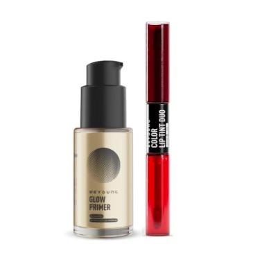 Imagem de Kit Beyoung Dupla de Make 1 Glow Primer Gold e 1 Lip Tint