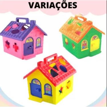 Imagem de Brinquedo Amor De Casinha Didática Com 12 Formas Geométricas - Pica Pa