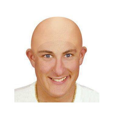 Imagem de Careca falsa de látex + látex 100 ml - Lynx Produções artistica