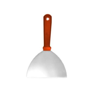 Imagem de Espátula Raspadora Inox Meia Lua com Cabo Terracota  - udlandia