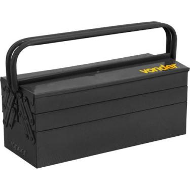 Imagem de Caixa para ferramentas metalica 05 gavetas 50x19x20 vonder