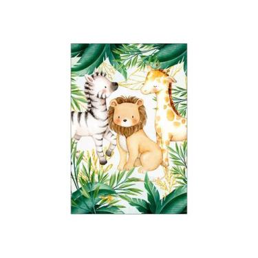 Imagem de Painel De Festa Vertical 1,50 x 2,20 -  Safari Folhagens Selva 088 - V