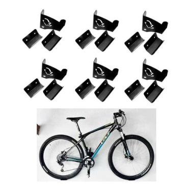 Imagem de Kit 6 Un Suporte De Parede Para Bike Mtb Speed Mountain Bike - Sterk