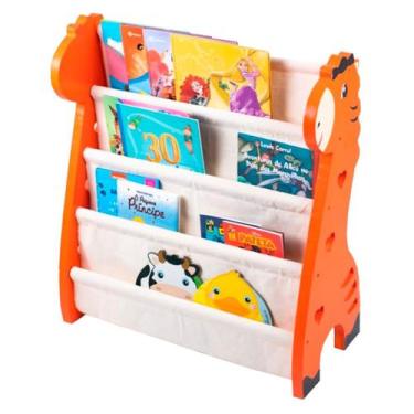 Imagem de Rack Para Livros Infantil, Standbook Montessoriano Safári - Curumim Ki