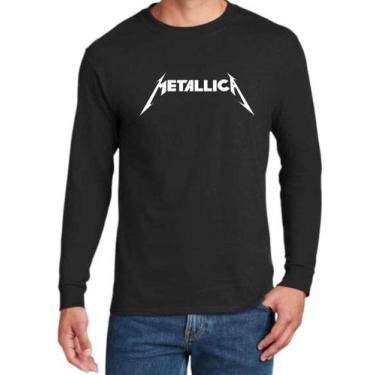 Imagem de Camisa Manga Longa Metálica Banda Rock Camisa Unissex - SEMPRENALUTA ,