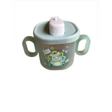 Imagem de Copo Caneca Bebe Infantil Com Alça 330 ml com bico - NoBrand