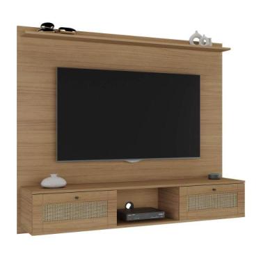 Imagem de Painel Para Tv Até 72" Trama Carvalho Artely, Carvalho
