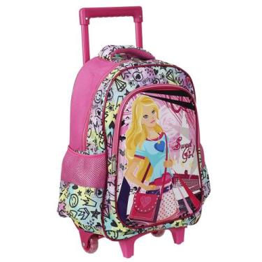 Imagem de Kit Mochila Com Rodinhas E Lancheira + Estojo Sweet Girl - Tesla Store