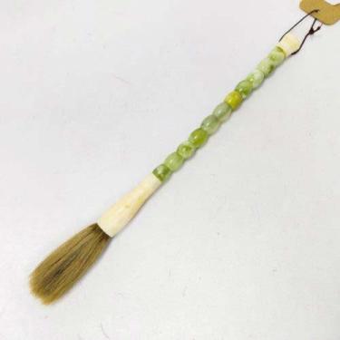 Imagem de Escultura Pincel de Parede Decorativo Pedras Verdes Luxo - LUXdécor Ca