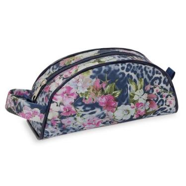 Imagem de Estojo Necessaire LS EE1195 oval com alça de mão - LS Bolsas