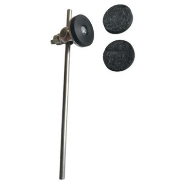 Imagem de Batedor Bumbo Prata Martelo Regulável Novo Liverpool