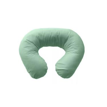 Imagem de Almofada de Amamentação Formato U  Happy Line, Esmeralda