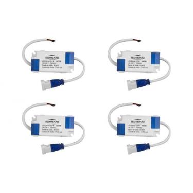 Imagem de Kit C/4 - Driver Reator Fonte P/Painel Led Blumenau 3,5W, Bivolt