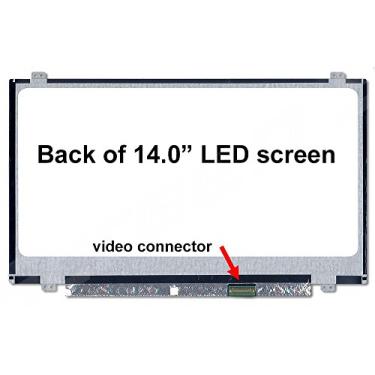 Imagem de BOE HB140WX1-501 V4.0 para Dell DP/N 09YHM5 9YHM5 Tela LCD de substituição para laptop LED HD fosco