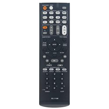 Imagem de Controle remoto de substituição RC-710M RC710M adequado para receptor AV Onkyo e sistema de home theater 24140710 HT-S7100 TX-SR606 TX-SR606S HTS7100 TXSR606 TXSR606S