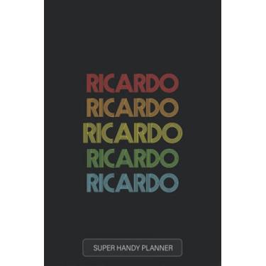 Imagem de Ricardo: Ricardo Name Custom Gift Planner Calendar Notebook Journal