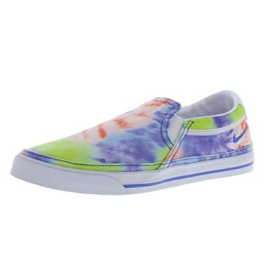 Imagem de Nike Tênis feminino Court Legacy sem cadarço, Tie Dye verde, 6.5