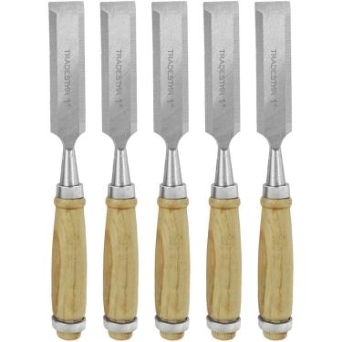 Imagem de Kit 5 Kit 5 Formão Madeira Corte Entalhe 1 Pol 25 MM