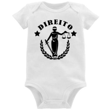 Imagem de Body Bebê Direito Justiça - Foca na Moda, Branco, GG