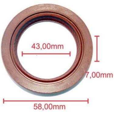 Imagem de Retentor dianteiro do virabrequim Honda Accord 2007 a 2010 - BASTOS