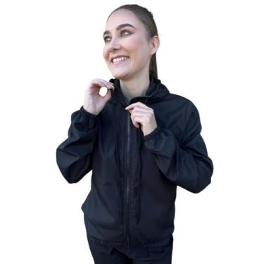 Imagem de Jaqueta corta vento feminina lisa academia treino corrida - Dionysio's