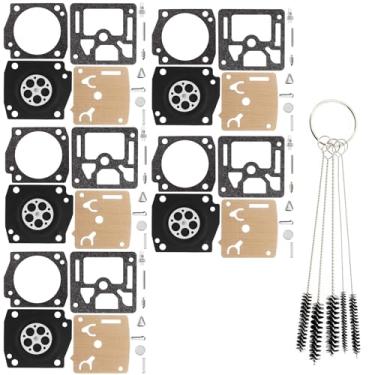 Imagem de QAZAKY Kit de reparo de reconstrução de carburador 5 peças RB-31 034 MS340 036 MS360 044 Zama C3A-S4A C3A-S4B C3A-S4C C3A-S19 C3A-S25 C3A-S26 C3A-S27 C3A-S27A C3A-S27A C3S27B C3A-S27C C3A-S27D C3A-S31