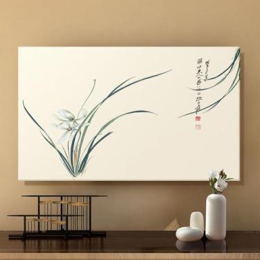 Imagem de Capa protetora de tela de TV chinesa moderna, pano de cobertura de tela com tudo incluído, capa protetora de monitor de TV de computador para Smart TV LCD LED de 42-100 polegadas | | 100 polegadas