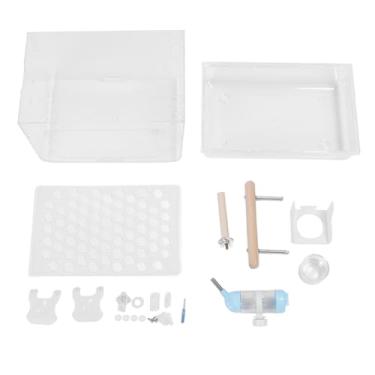 Imagem de Gaiola DE Transportadora DE Hamster, Gaiola Portátil DE Acrílica Transparente Portátil Projeto DE Provenção DE Mordida Segura CAGA DE CAGA ESPACIAIS FÁCIL DE TRANSPORTE CASO DE