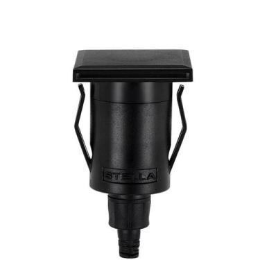 Imagem de Balizador de Solo Chão LED Way Side Quadrado 2 Fachos 80 1,5W 3000K Bi