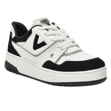 Imagem de Tenis via marte casual ref 042-022 feminino, 37, Branco, Prata