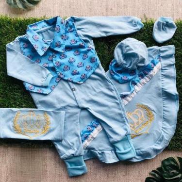 Imagem de saída maternidade menino bebe infantil baby Rn 5 peças lançamento - ba
