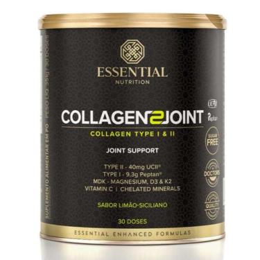 Imagem de Collagen 2 Joint Articulações Lata 300g Essential Nutrition, Limão