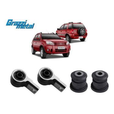 Imagem de Kit 4 Bucha Balança Dianteira Ford Ecosport 2009 2010 2011 - Grazzimet