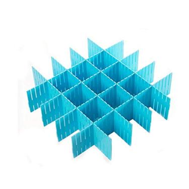 Imagem de Separador de gaveta ajustável de plástico faça você mesmo, ripa para uso doméstico, ferramenta de economia de espaço, organizador de meias e meias