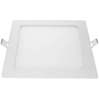 Imagem de Plafon LED de Embutir Quadrado 18W Avant - 858100878 Branco