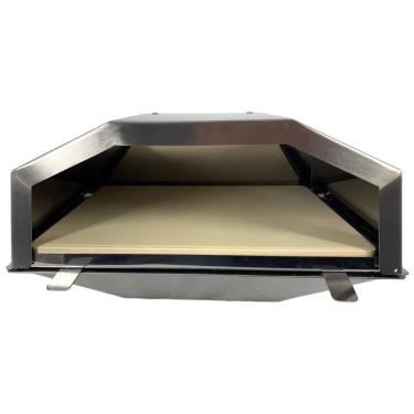 Imagem de Forno para pizza a lenha para Davy Crockett Grill, GREEN MOUNTAIN GRILLS, Prateado
