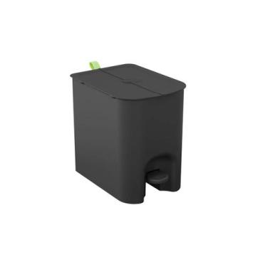 Imagem de Lixeira borboleta com pedal 6LT preta 10660/0008 Coza