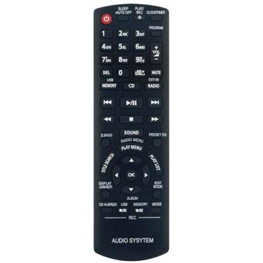 Imagem de Allimity Substituição remota N2QAYB000637 para sistema de áudio Panasonic SA-AKX54PN-K SA-AKX94PH-K SA-AKX32PH-K SA-AKX32PN-K SA-AKX32PR-K SA-AKX54PH-K SA-AKX72PH-K SA-AKX74PR-K