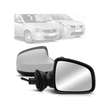 Imagem de Retrovisor Controle Interno Logan Sandero Duster 09/.. Capa lisa passageiro EB668